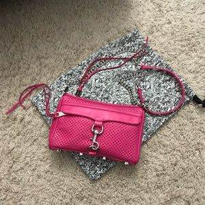 Rebecca Minkoff Perforated Mini Mac Crossbody